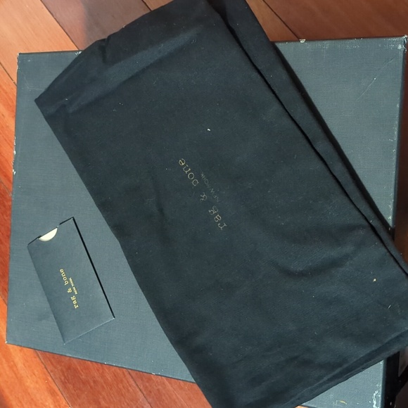 Rag and nd bone red suede willow stub boots 38 8 - Picture 10 of 10